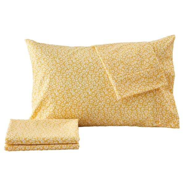 FreshFolds Delia Premium Fading Floral Microfiber Sheet Set