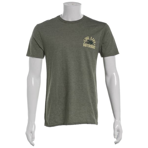 Mens Live Life Outdoors Short Sleeve Tee