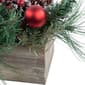 Northlight Seasonal 24in. Artificial Christmas Wood Planter - image 6
