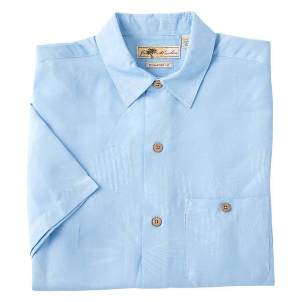 Mens Joe Marlin Solid Embossed Button Down Shirt