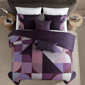 Bebejan Orchid Matrix 5pc. Reversible Comforter Set - image 7