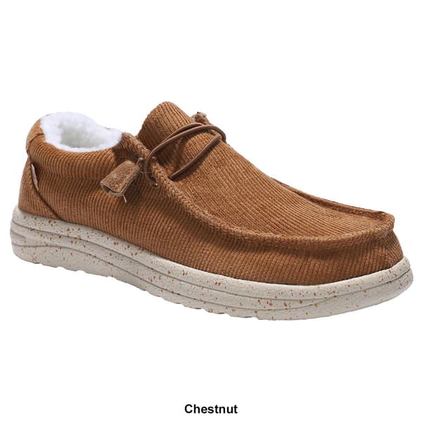 Womens LAMO Sheepskin Samantha Corduroy Boat Shoes