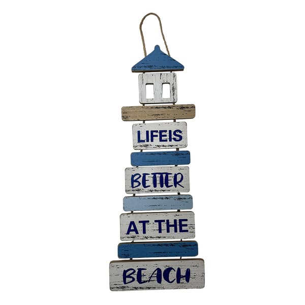 Wooden Coastal Nautical Wall Decor - image 