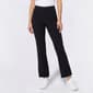 Womens Love Scarlet Faux Slash Pocket Flower Button Dress Pants - image 1