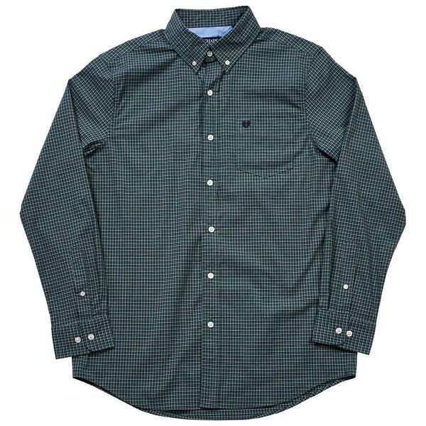 Mens Chaps Long Sleeve Plaid Button Down Shirt - Tree Top - image 