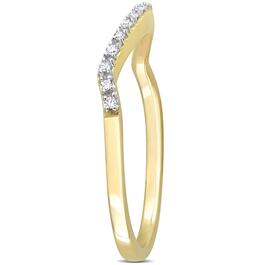 Diamond Classics&#8482; 10kt. Gold Diamond Curved Ring