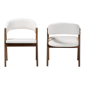 Baxton Studio Virden Boucle Upholstered Dining Chair - Set of 2 - image 2