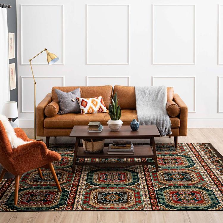 Mohawk Home Neecharles Blue Area Rug