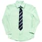 Boys (8-20) Bill Blass Dress Shirt & Tie Set - Patina Green - image 2