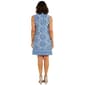 Womens MSK Sleeveless Scroll Half Zip Shift Dress - image 3