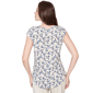 Womens Emaline Key Items Cap Sleeve Whimsical Birds Tee - image 2