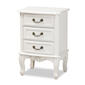 Baxton Studio Gabrielle Traditional French Country 3 Drawer Night - image 1