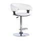 Linon Home Decor Devan Faux Leather Barrel Adjustable Barstool - image 1