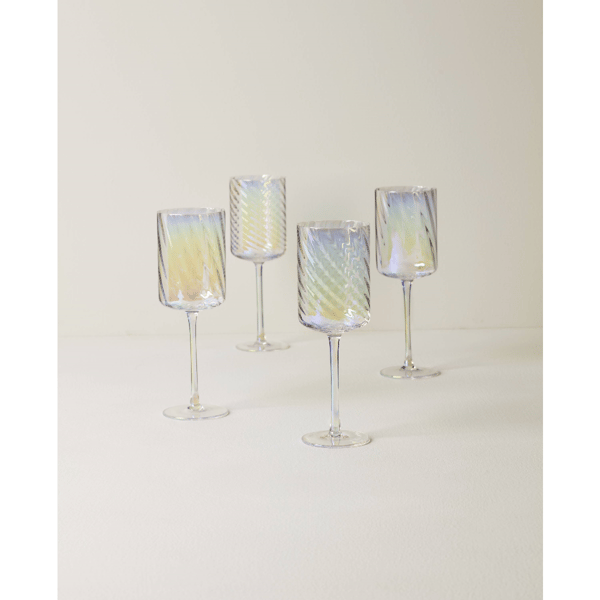 Lenox® Tuscany Classics Iridescent White Wine Glasses - Set of 4