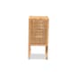 Baxton Studio Vivan Bohemian Natural Rattan 1-Door Nightstand - image 5