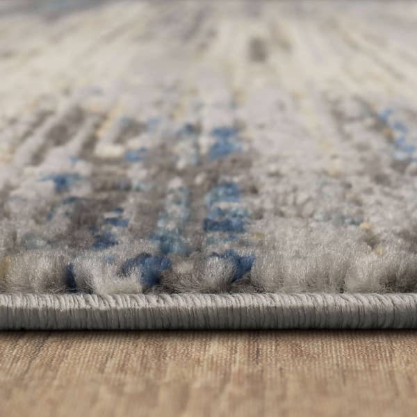 Mohawk Home Furie Stripe Light Grey Area Rug