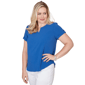 Womens Alfred Dunner The Royal Treatment Keyhole Neck Blouse - image 3
