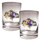 NFL Baltimore Ravens 2pc. 14oz. Rocks Glass Set - image 1