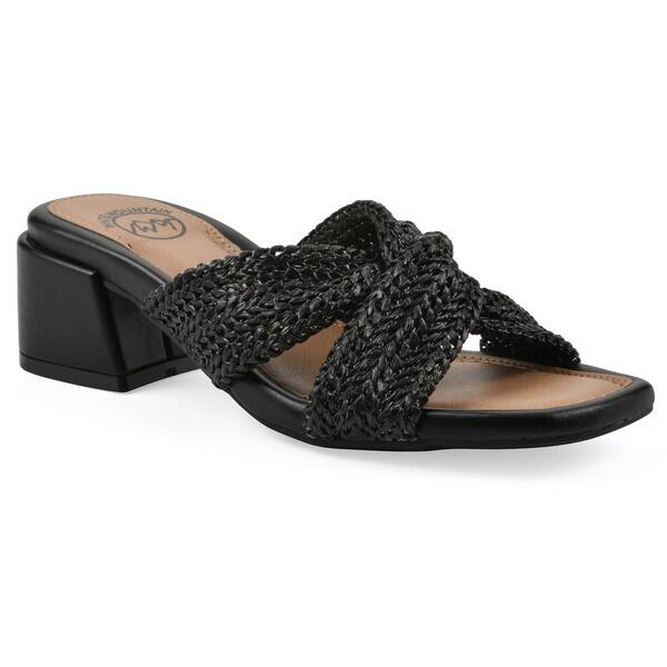Womens White Mountain Mills Slide Sandals - image 