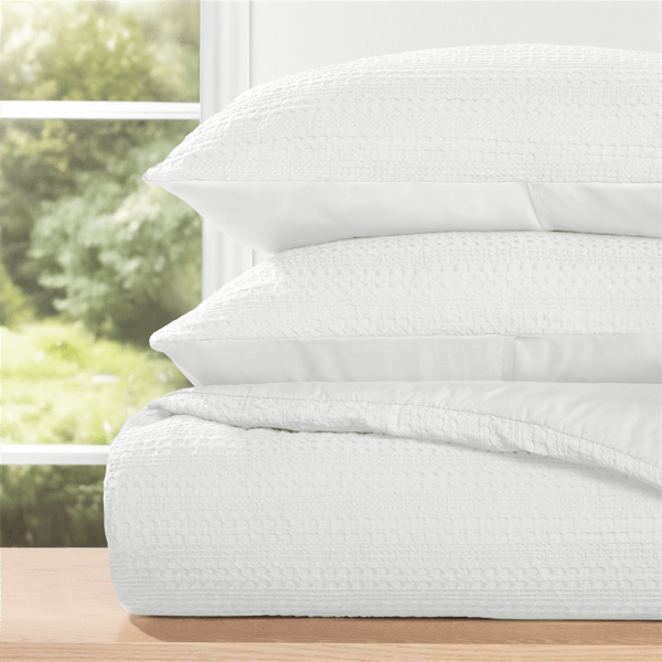 Soft Essentials Waffle Textured Ultra Soft Comforter Set - image 