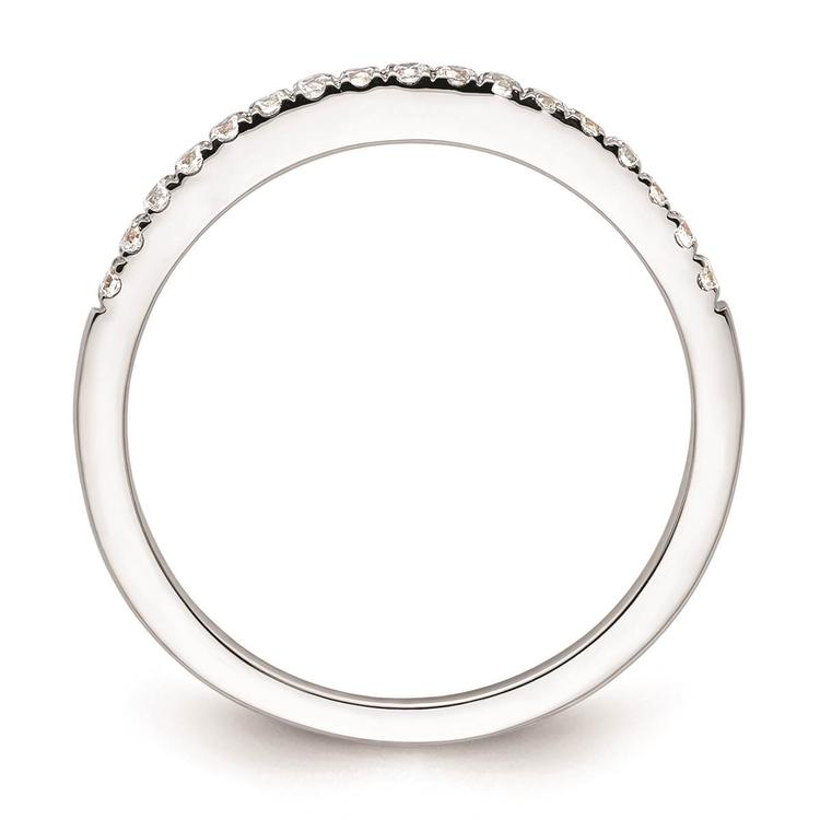 Pure Fire 14kt. White Gold Lab Grown Diamond Wedding Band