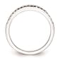 Pure Fire 14kt. White Gold Lab Grown Diamond Wedding Band - image 2