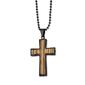 Mens Gentlemen's Classics&#40;tm&#41; Gunmetal IP-Plated Cross Necklace - image 1