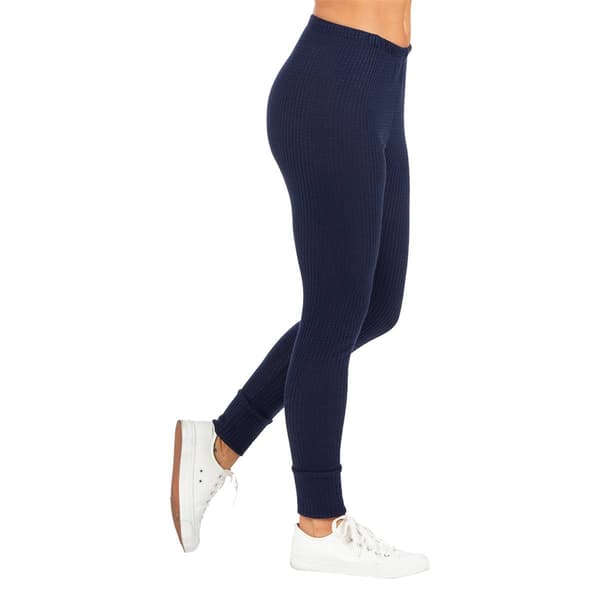 Womens 24/7 Comfort Apparel Waffle Ankle Cuff Sweatpants