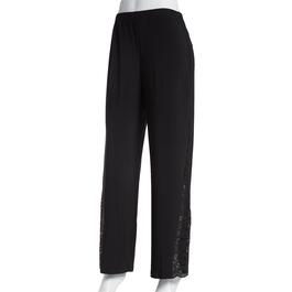 Womens MSK Lace Inset ITY Pants