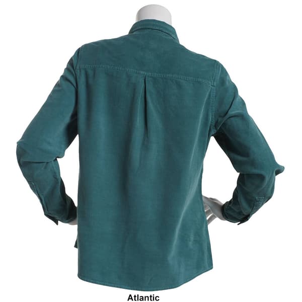 Womens North River Long Sleeve Corduroy Shirt