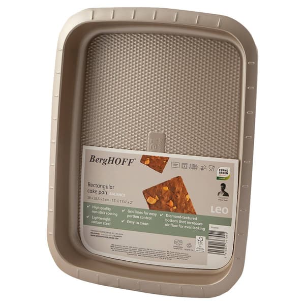 BergHOFF Balance Carbon Steel 13.25in. Rectangular Cake Pan