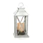 Plastic Antique White LED Battery Operated Lantern - image 1