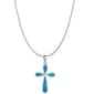 Gemstone Classics&#40;tm&#41; Created Opal Cubic Zirconia Necklace - image 1
