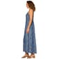 Womens Democracy Sleeveless Smock Back Floral Woven Midi Dress - image 3
