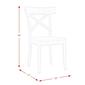 Elements Callista Cross Back Wooden Side Chair Set - image 11