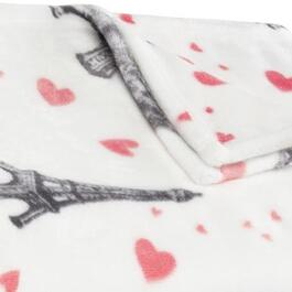 Betsey Johnson Paris Love Ultra Soft Plush Throw Blanket