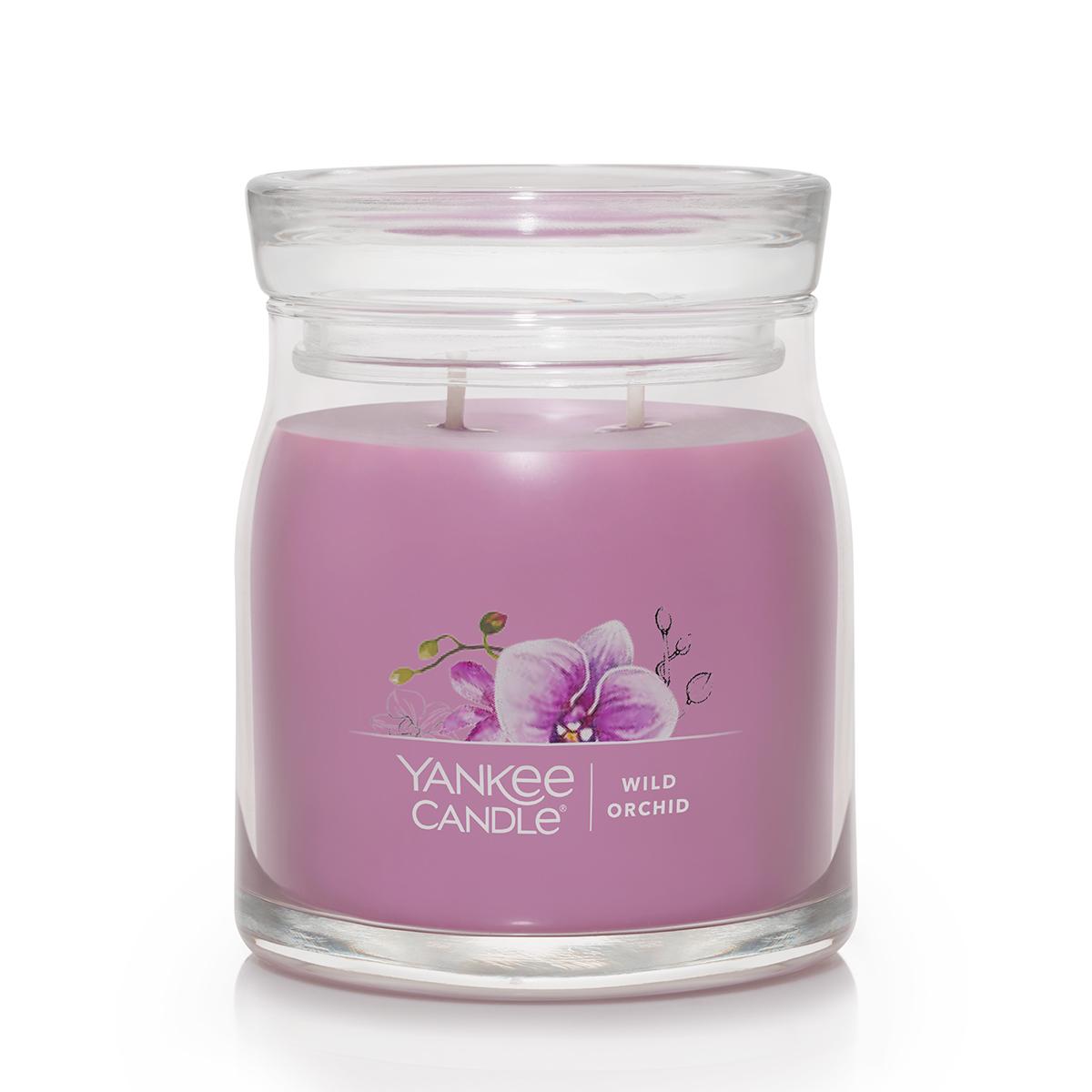 Yankee Candle® Signature 13oz. Wild Orchid Medium Jar...
