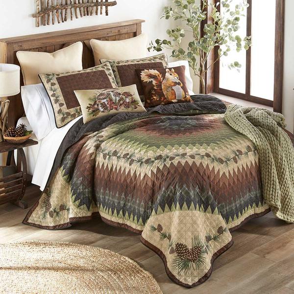 Donna Sharp Your Lifestyle Pine Circle 3pc. Quilt Set