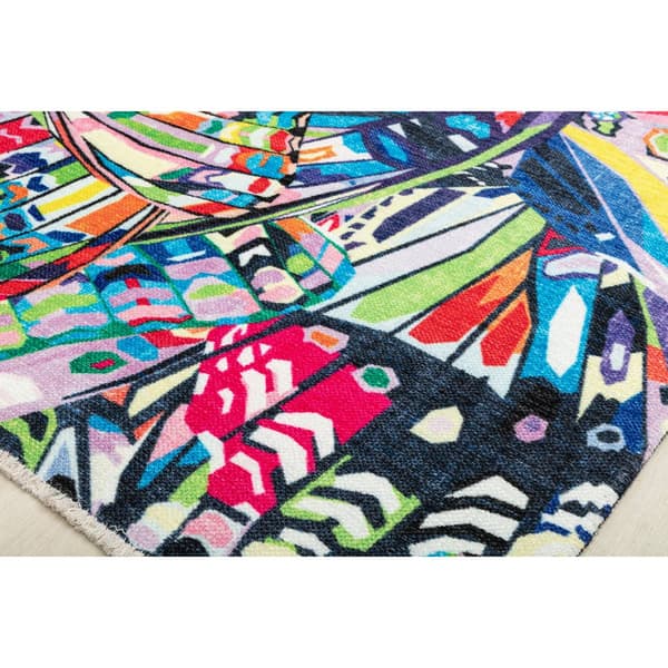 Elizabeth Sutton Maisie Chasing Rainbows Rectangular Area Rug