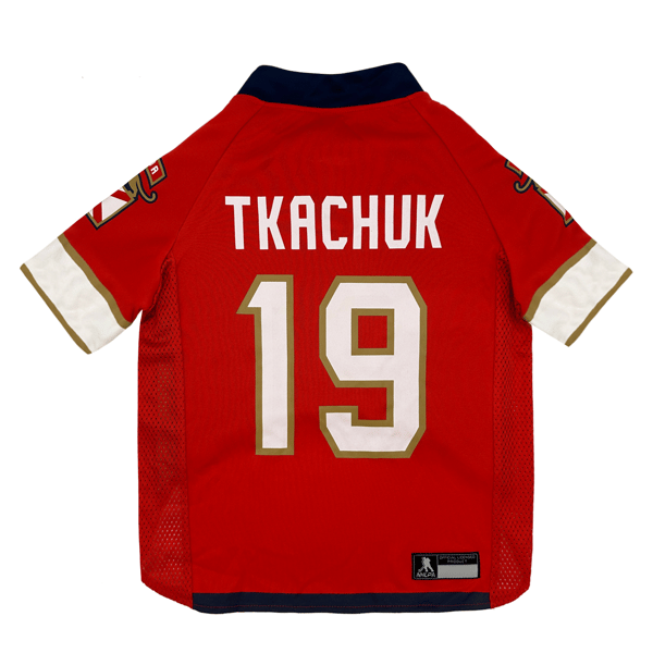 NHLPA Florida Panthers Matthew Tkachuk Pet Jersey - image 