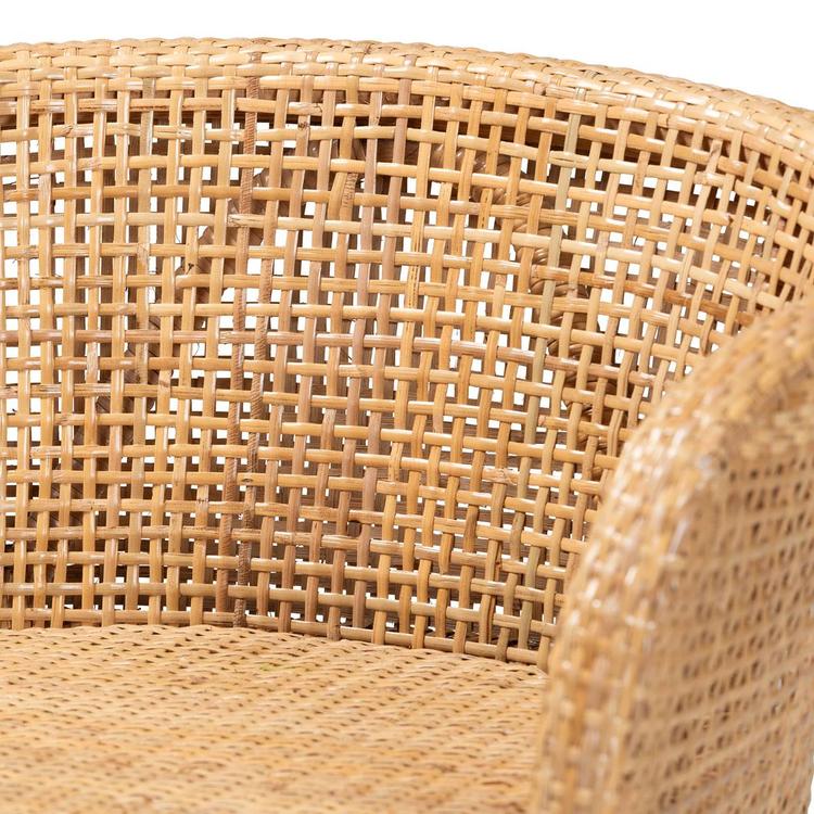 bali & pari Papua Modern Bohemian Acasia Wood Counter Stool