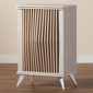 Baxton Studio Simona Mid-Century Modern 2-Door Storage Cabinet - image 9