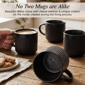 Sango Anderson Black Ceramic 16.5oz.Coffee Mugs - Set of 4 - image 2