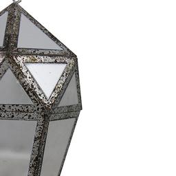Northlight 10.5in. Mirrored Geometric Framed Christmas Ornament