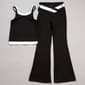 Girls (7-14) Yogalicious(R) Color Block Tank w/ Flared Leggings Set - image 1