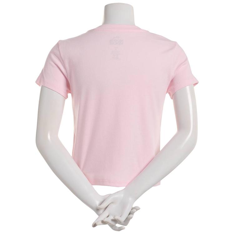 Juniors Freeze Embroidered Minnie Mouse with Satin Bows Baby Tee