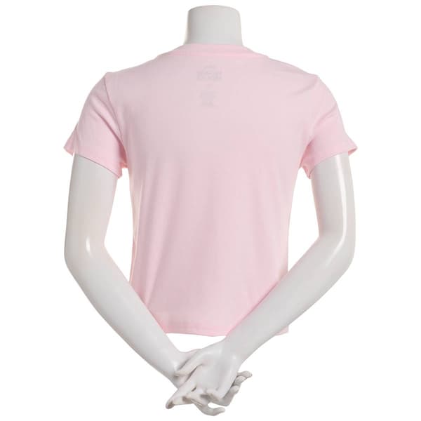 Juniors Freeze Embroidered Minnie Mouse with Satin Bows Baby Tee