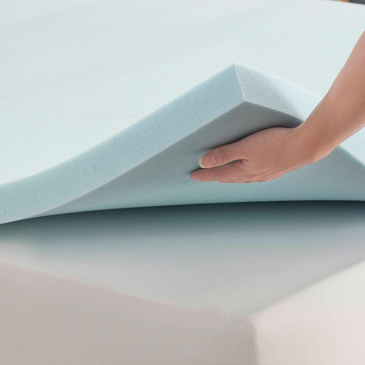 Sweet Home Collection 2" Gel Memory Foam Mattress Topper
