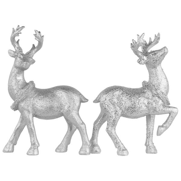 Northlight Seasonal Reindeer Christmas Figurines - Set of 2