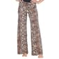 Womens White Mark Brown Printed Palazzo Pants - image 1